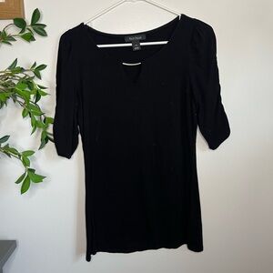 White House Black Market Classic Black top - size small